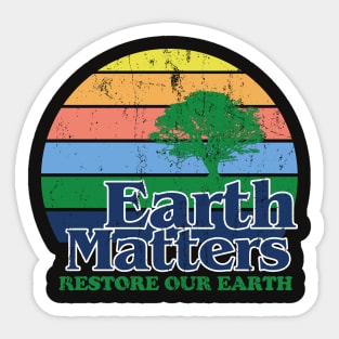 Earth Day 2021 Restore Our Earth Sticker